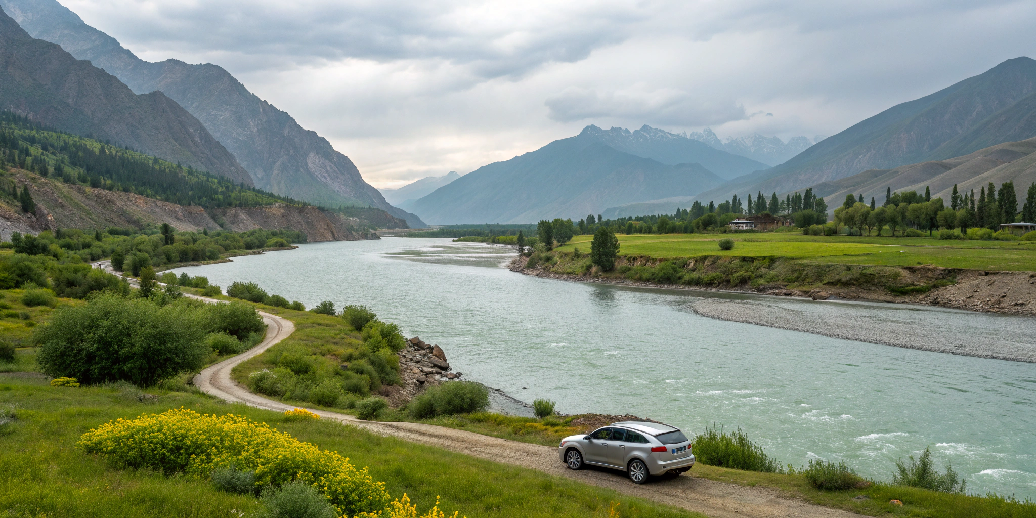 Discover Pakistan’s Rivers with Yaseen Rent a Car